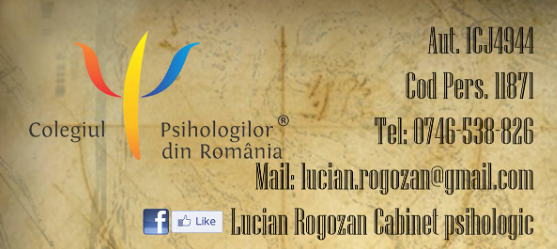 CABINET PSIHOLOGIC LUCIAN ROGOZAN, FLOREȘTI